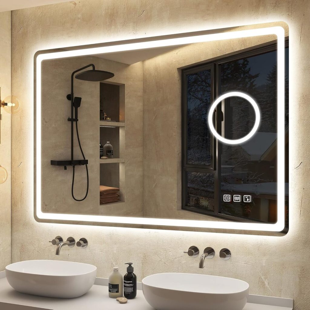 Test du miroir salle de bain S'bagno : bluetooth et éclairage LED