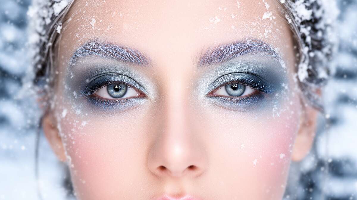 Sublimer le regard avec des teintes adapt&eacute;es &agrave; l'hiver