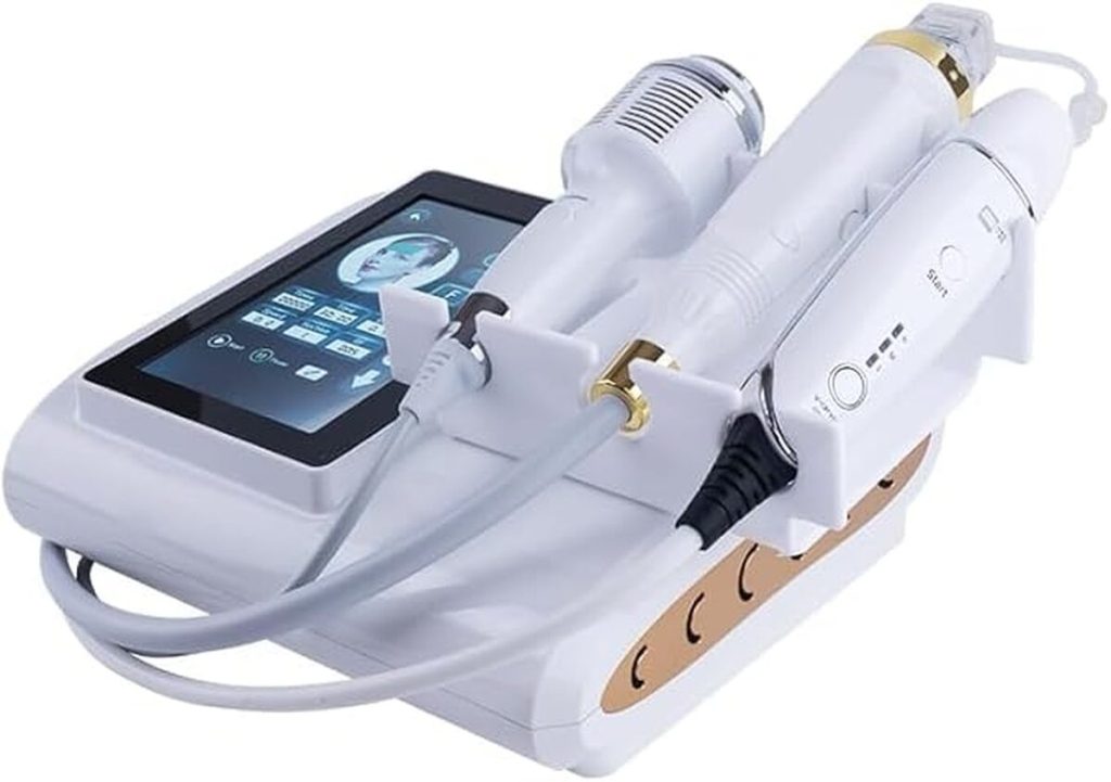 Test de la radiofréquence RF micro-aiguille sous vide et marteau froid