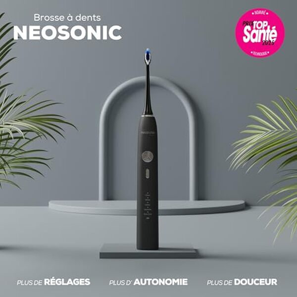 Découvrez notre analyse complète de la brosse à dents sonique Neopulse Neosonic avec 15 réglages personnalisables et technologie USB-C pour une hygiène bucco-dentaire optimale