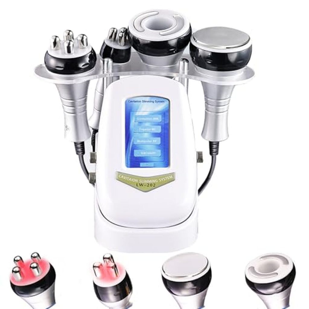 Test de l'appareil de lipocavitation 4 en 1 RF pour un massage raffermissant