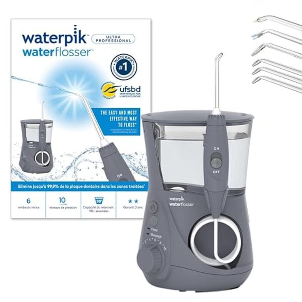 Test du Waterpik WF-660EU : jet dentaire à 10 niveaux de pression