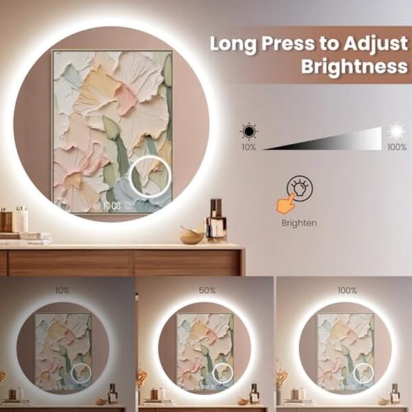 Découvrez le test du miroir rond LED Habison et explorez ses fonctionnalités innovantes pour un éclairage idéal dans votre salle de bain.