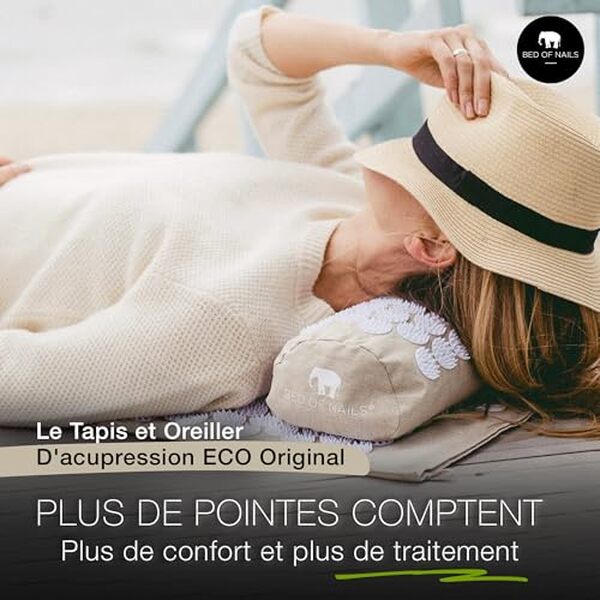 Découvrez le tapis d'acupression Bed of Nails Original ECO pour un soulagement naturel et un bien-être optimal au quotidien