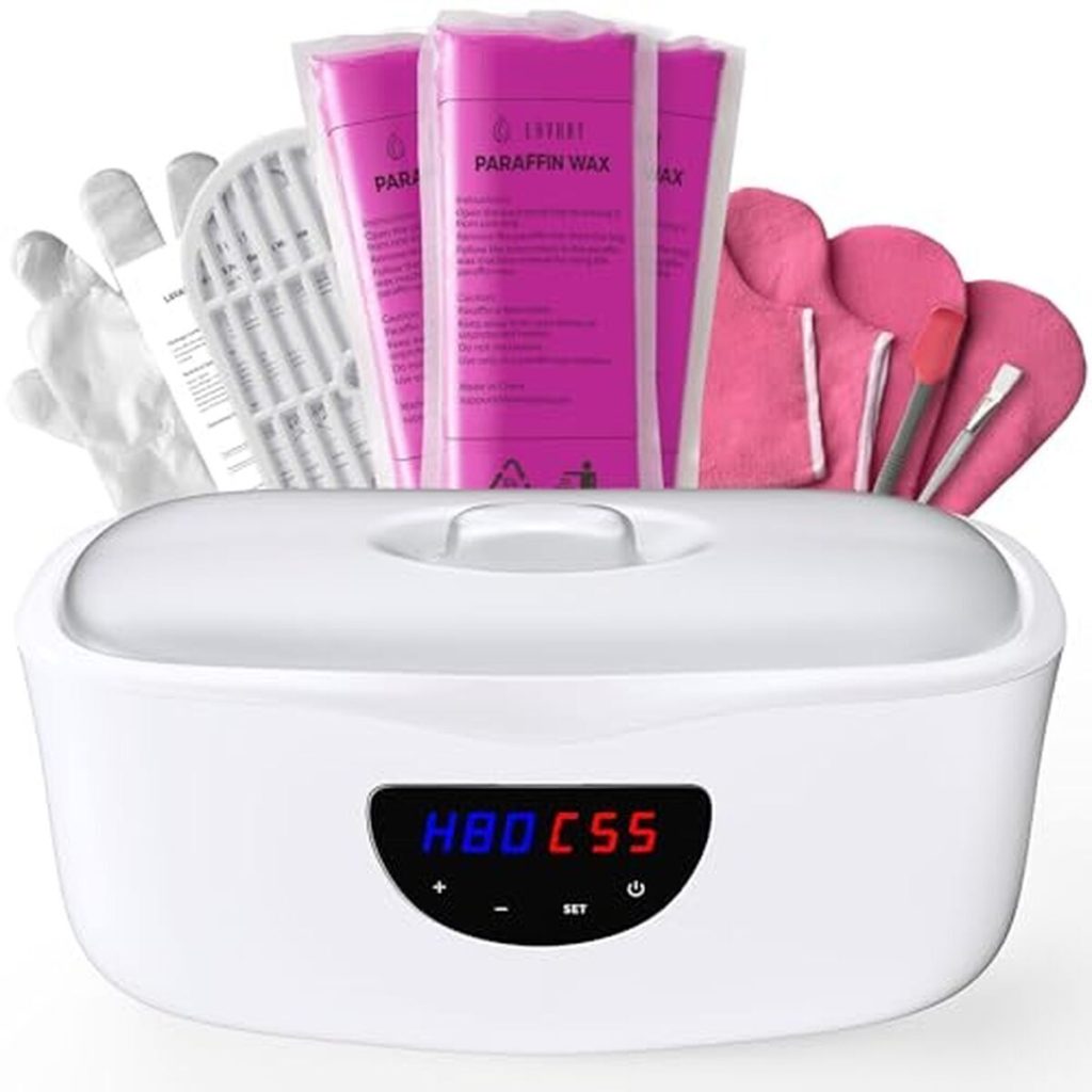 Test de l'appareil à cire Lavany : bain de paraffine 230 W