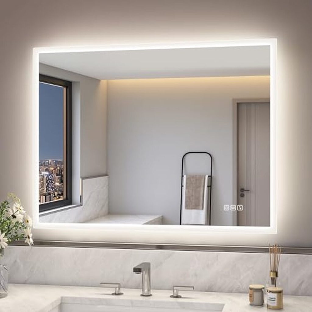Test du miroir lumineux S'bagno 60x80cm : l'accessoire high-tech pour votre salle de bain