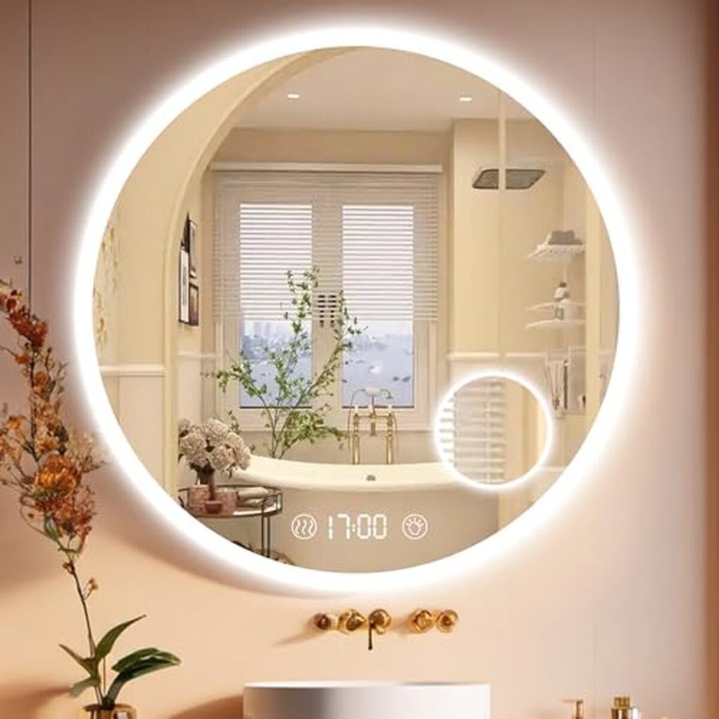 Test du miroir rond LED Habison : éclairage et fonctionnalités innovantes