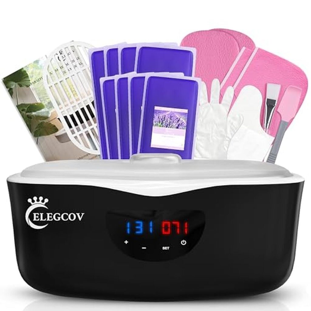 Test machine à cire ELEGCOV : soins hydratants mains et pieds