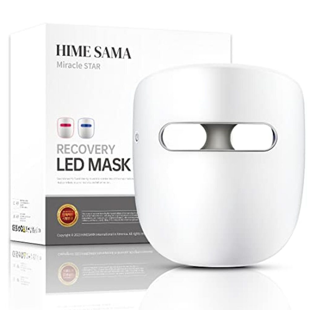 Test masque LED visage HIME SAMA RB-007 : anti-âge et éclat revitalisant