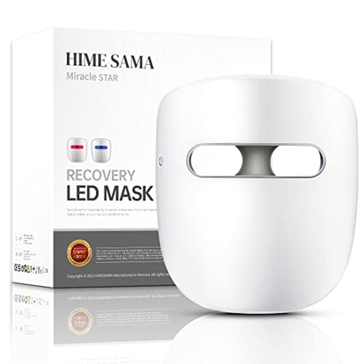 Test masque LED visage HIME SAMA RB-007 : anti-âge et éclat revitalisant