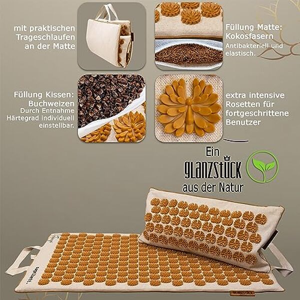 Découvrez comment le tapis d'acupression XL Intense de Glanzstück Berlin peut vous offrir un soulagement durable et améliorer votre bien-être au quotidien.