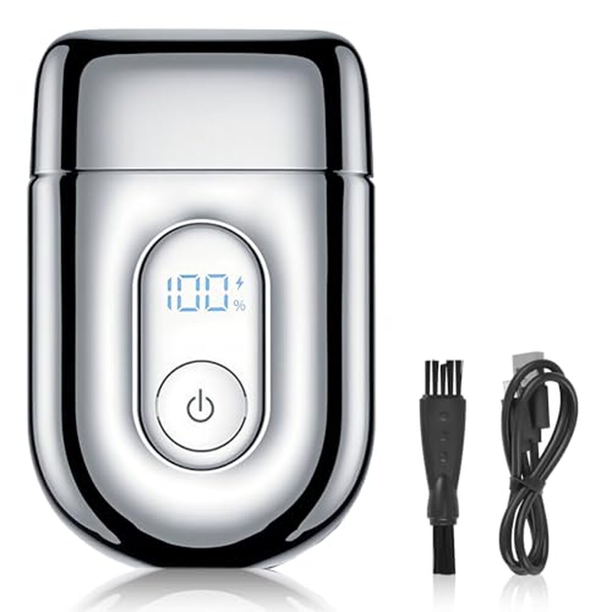 Rasoir électrique aluminium IPX7 : test et avis, autonomie 90 min, affichage LED