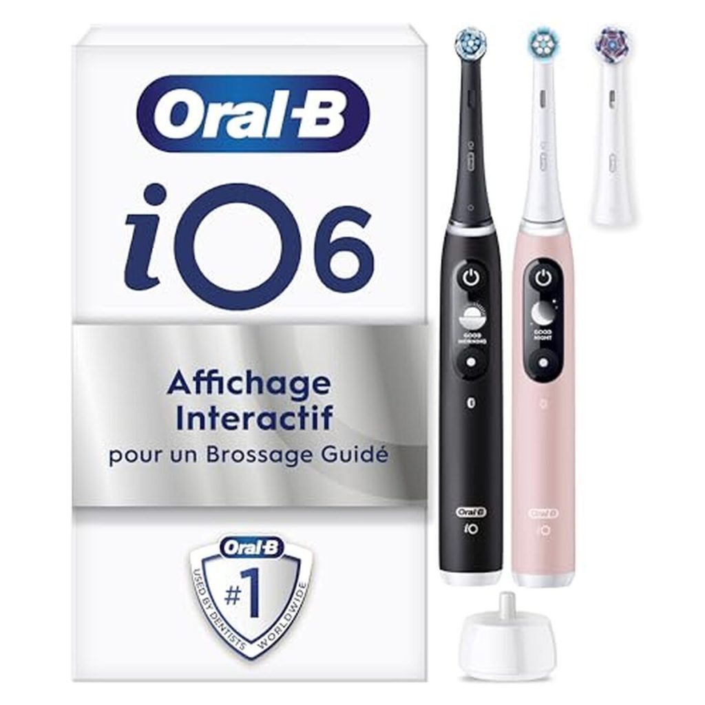 Test brosses à dents électriques Oral-B iO6 duo : efficacité et innovation