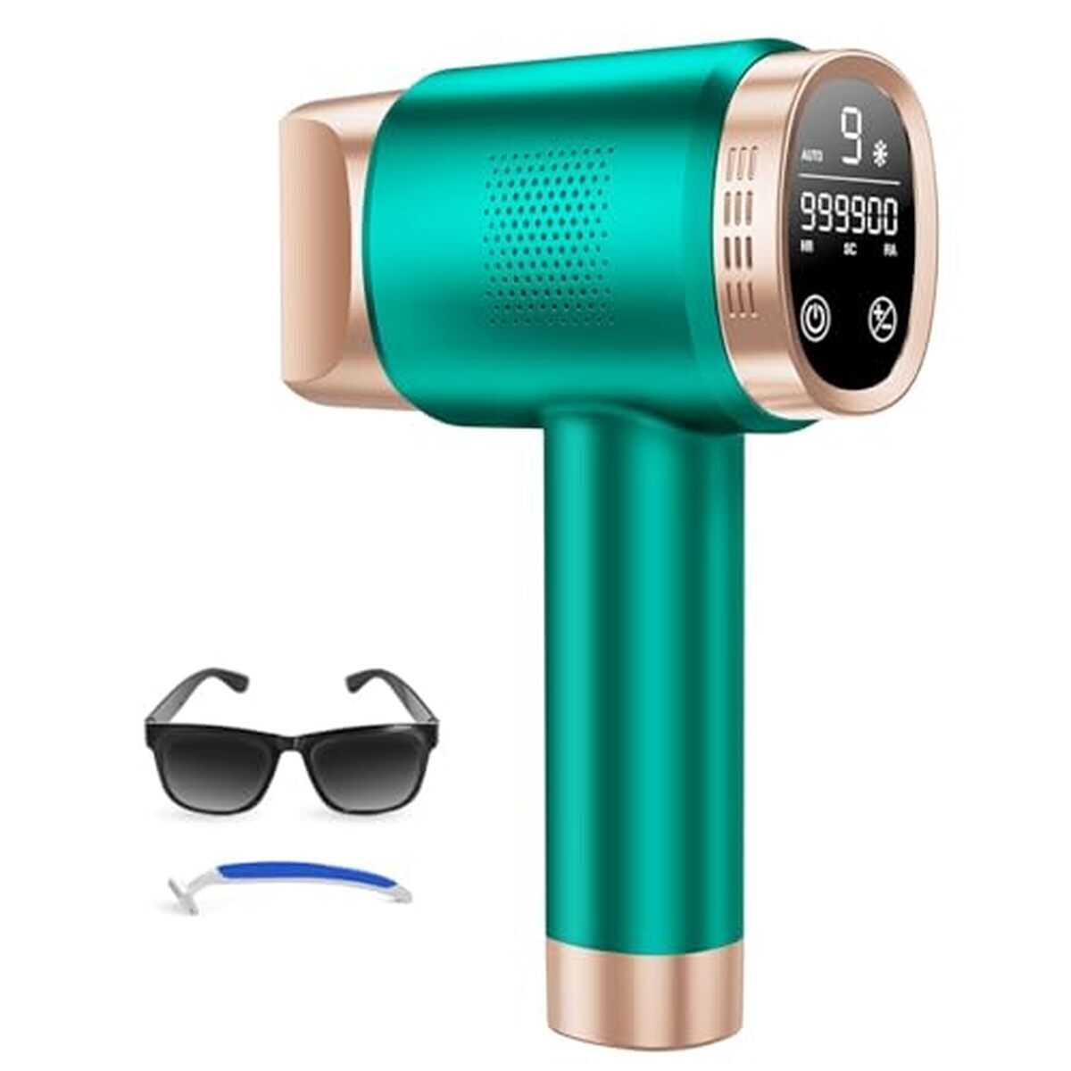 Test épilateur lumière pulsée 8 °C avec refroidissement