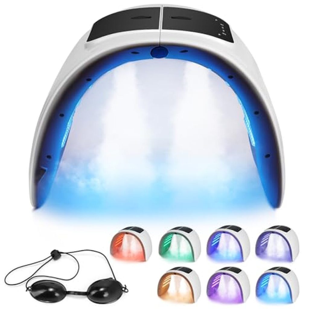 Test masque LED pliable 7 couleurs : anti-âge efficace