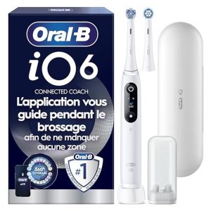 Test Oral-B iO 6 : brosse à dents électrique blanche avec 5 modes de brossage