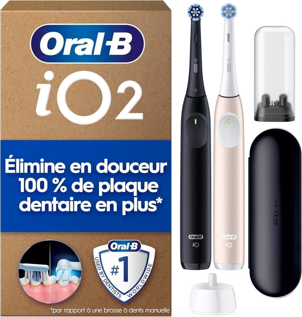 Test : brosse à dents électrique Oral-B iO 2 duo, nettoyage efficace et silencieux