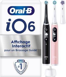 Test brosses à dents électriques Oral-B iO6 duo : efficacité et innovation
