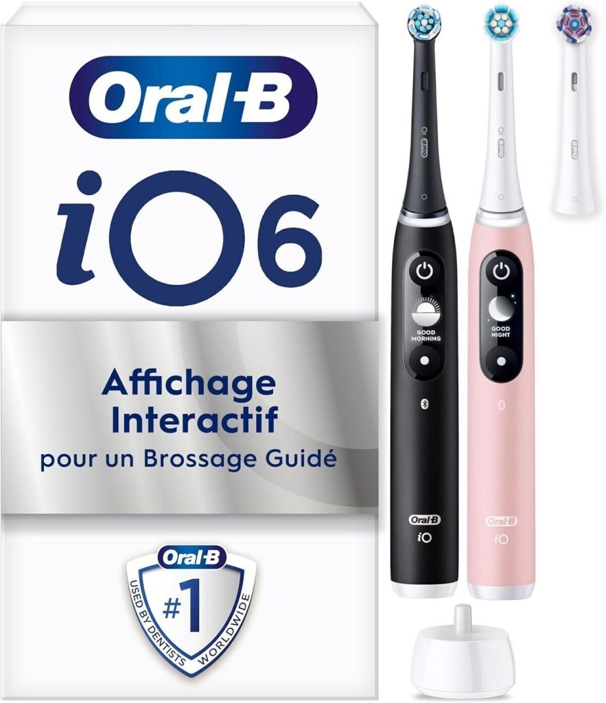 Test brosses à dents électriques Oral-B iO6 duo : efficacité et innovation