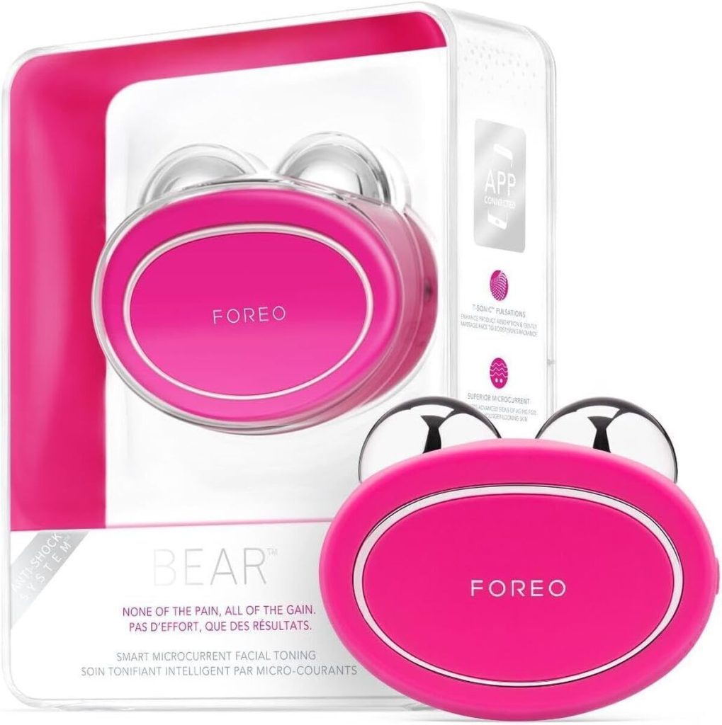 Test du Foreo Bear : lifting intelligent et non invasif en fuchsia