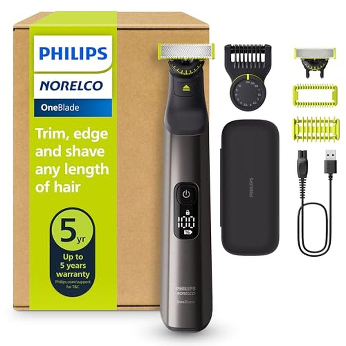 Test Philips Norelco OneBlade QP6552/90 : tondeuse 360 pro complète
