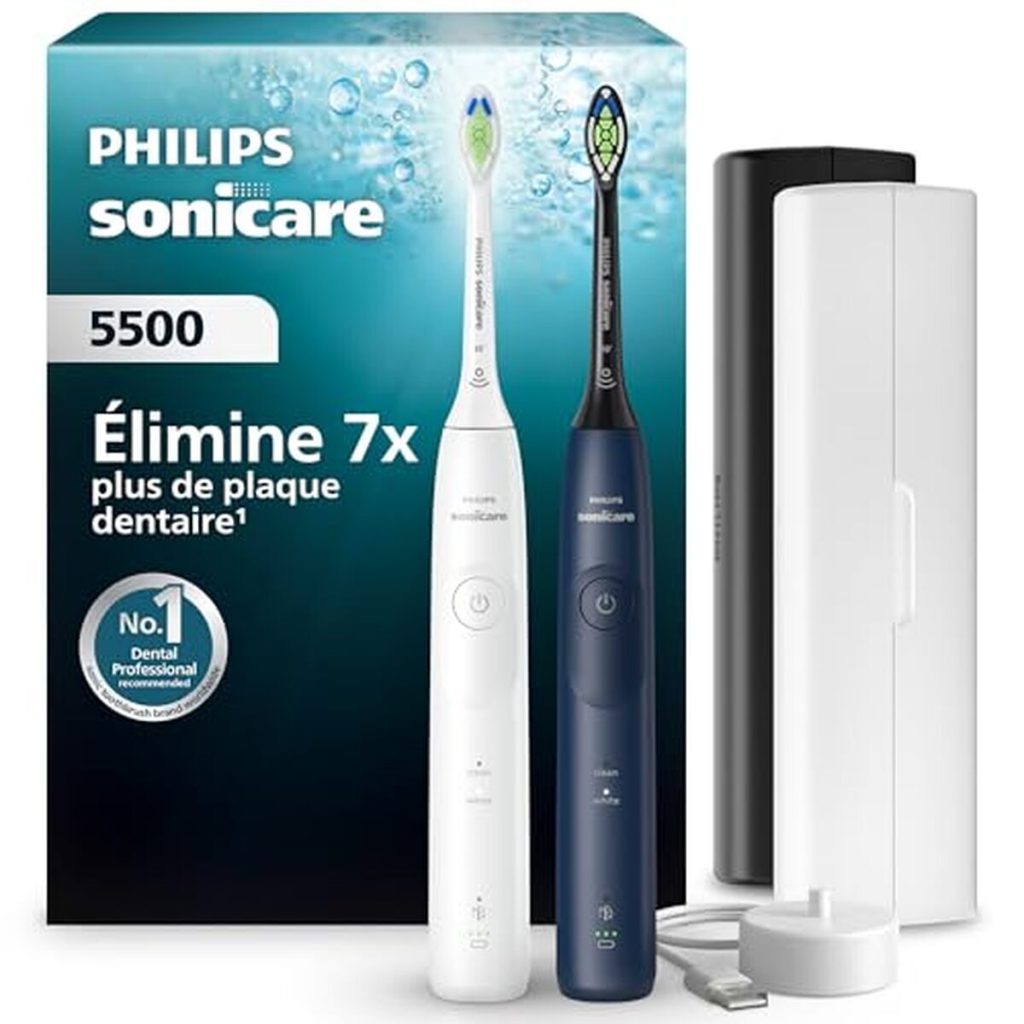 Test Philips Sonicare 5500 : brosse à dents électrique avec alerte de pression et smartimer