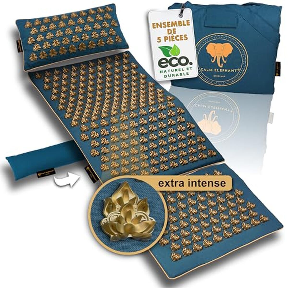 Test : tapis d'acupression Calm Elephant Original XXL - relaxation optimale