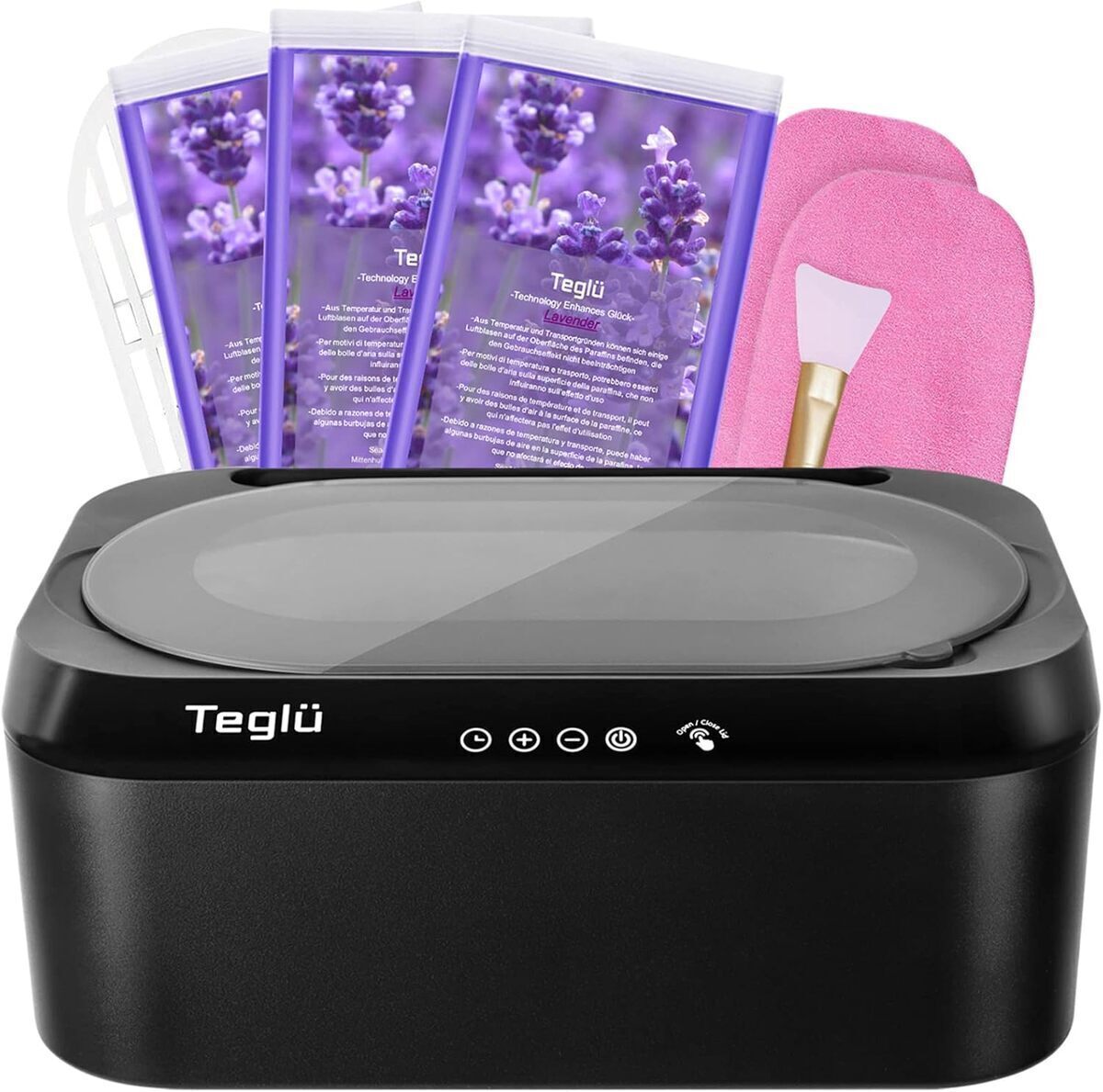 Test du bain de paraffine Teglu FHC-2222 4L, noir