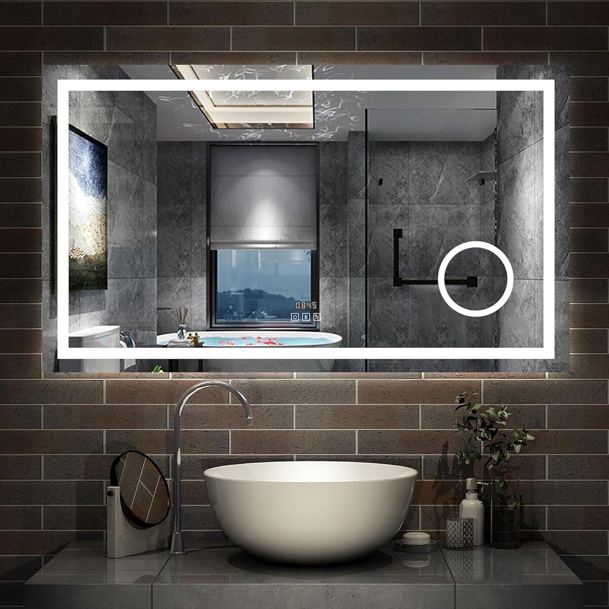 Test du miroir LED AICA : technologie et design ensemble