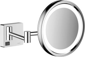Test du miroir lumineux hansgrohe AddStoris x3 : efficacité chromée