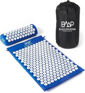Test : tapis d'acupression black mountain products avec oreiller et sac